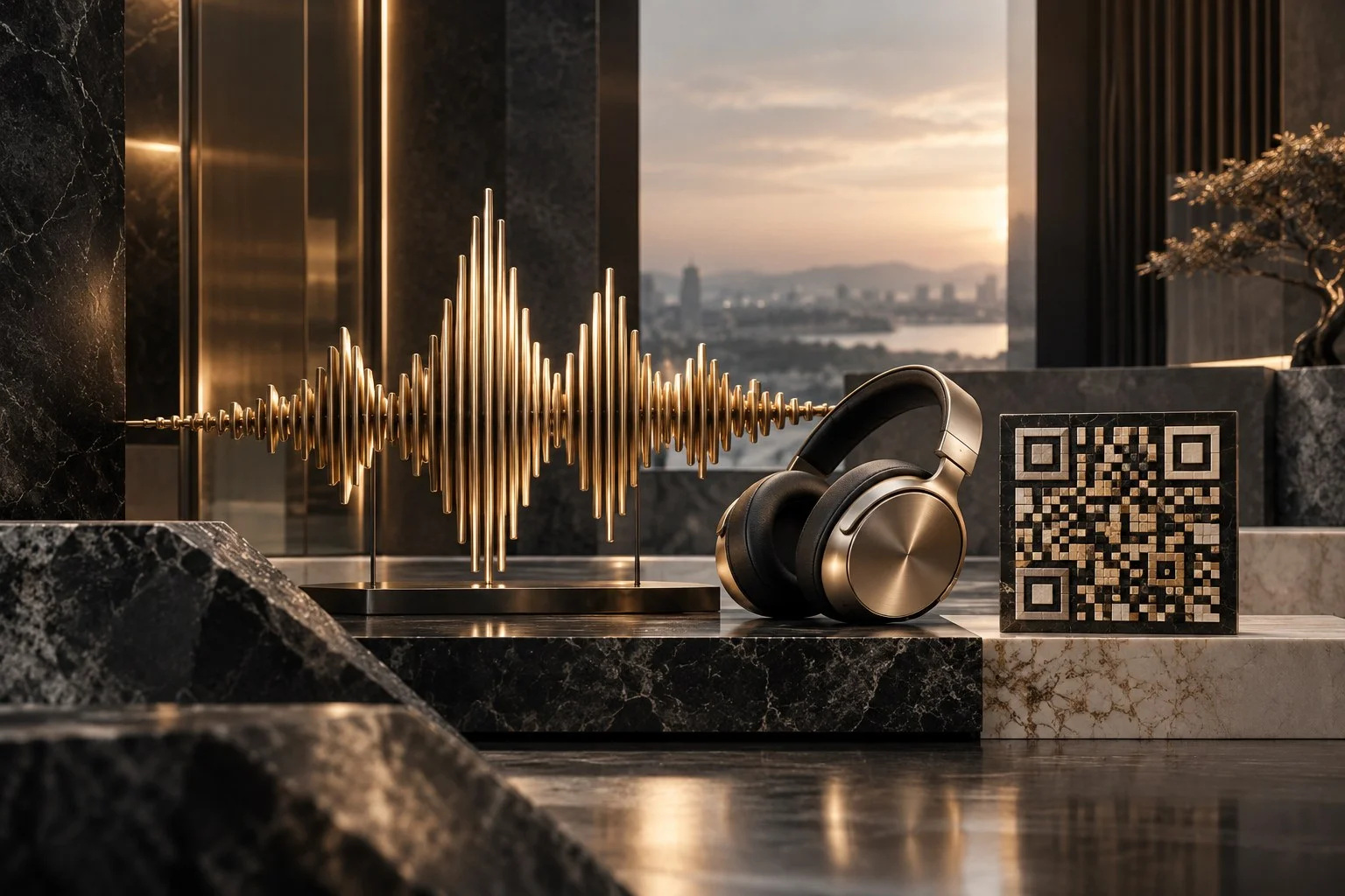 Audio-QR-Code für Führungen und Anleitungen – redaktionelles Symbolbild