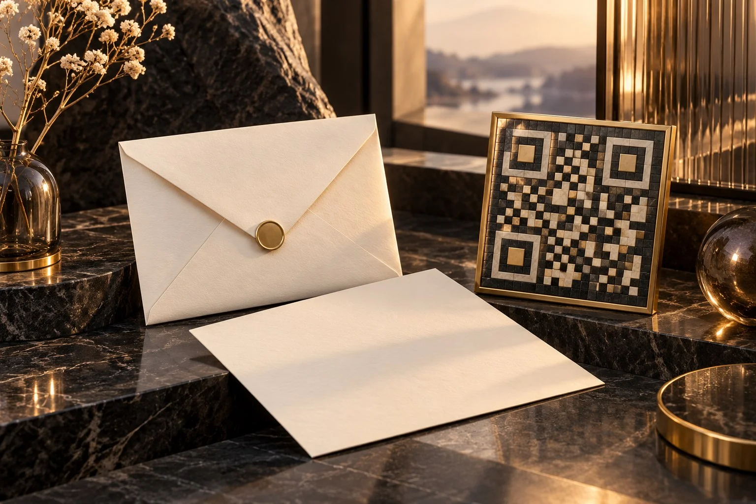 E-Mail-QR-Code mit Betreff und Nachricht – redaktionelles Symbolbild