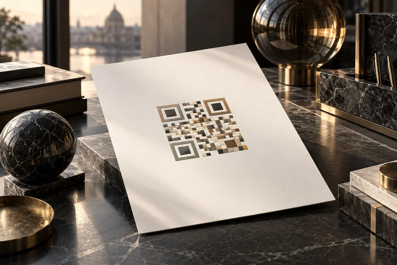 QR-Code auf Flyern richtig platzieren – redaktionelles Symbolbild