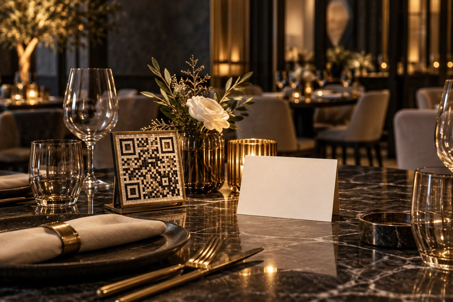 Restaurant-Bewertungen per QR anfragen – redaktionelles Symbolbild