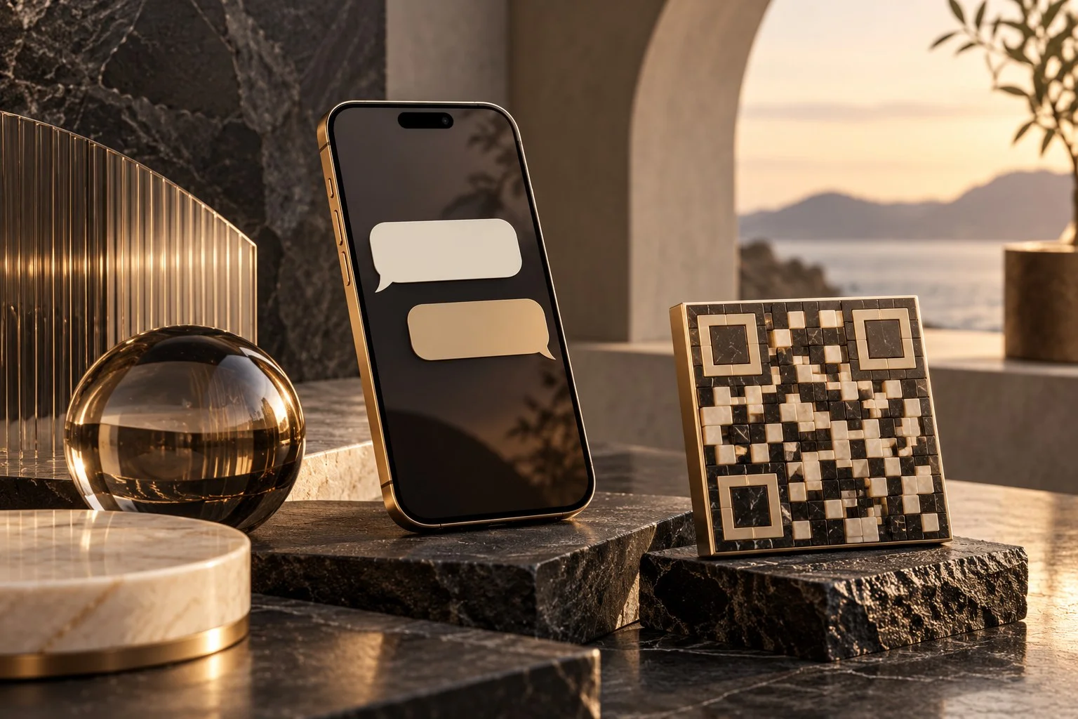 SMS-QR-Code: Nachricht vorbereiten lassen – redaktionelles Symbolbild