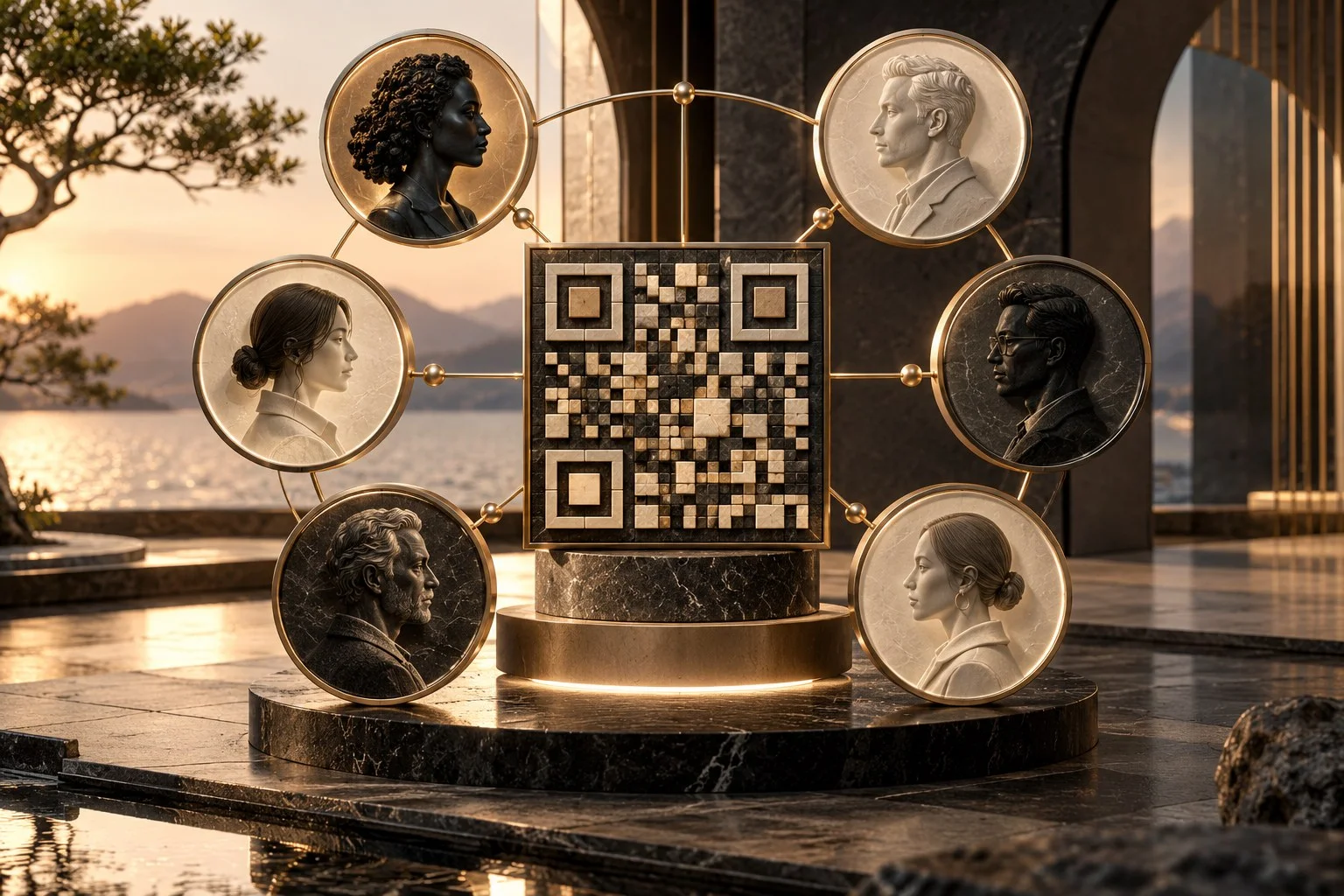 Social-Media-Profile per QR-Code verbinden – redaktionelles Symbolbild
