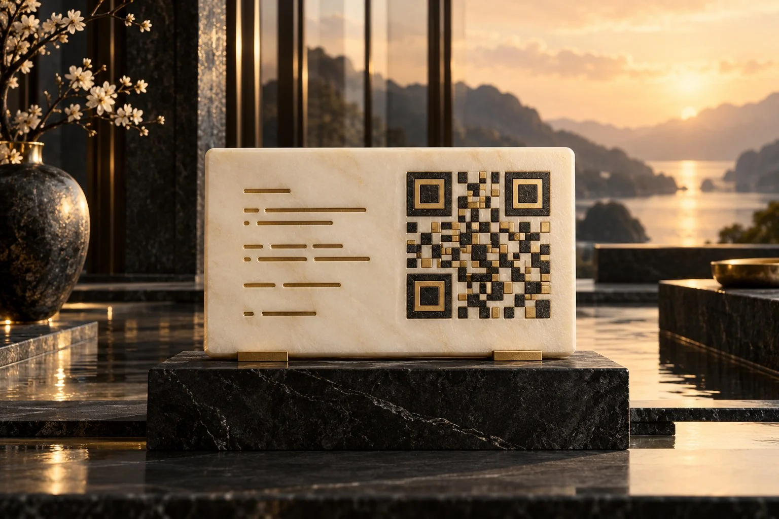 Text-QR-Code für Informationen ohne Website – redaktionelles Symbolbild