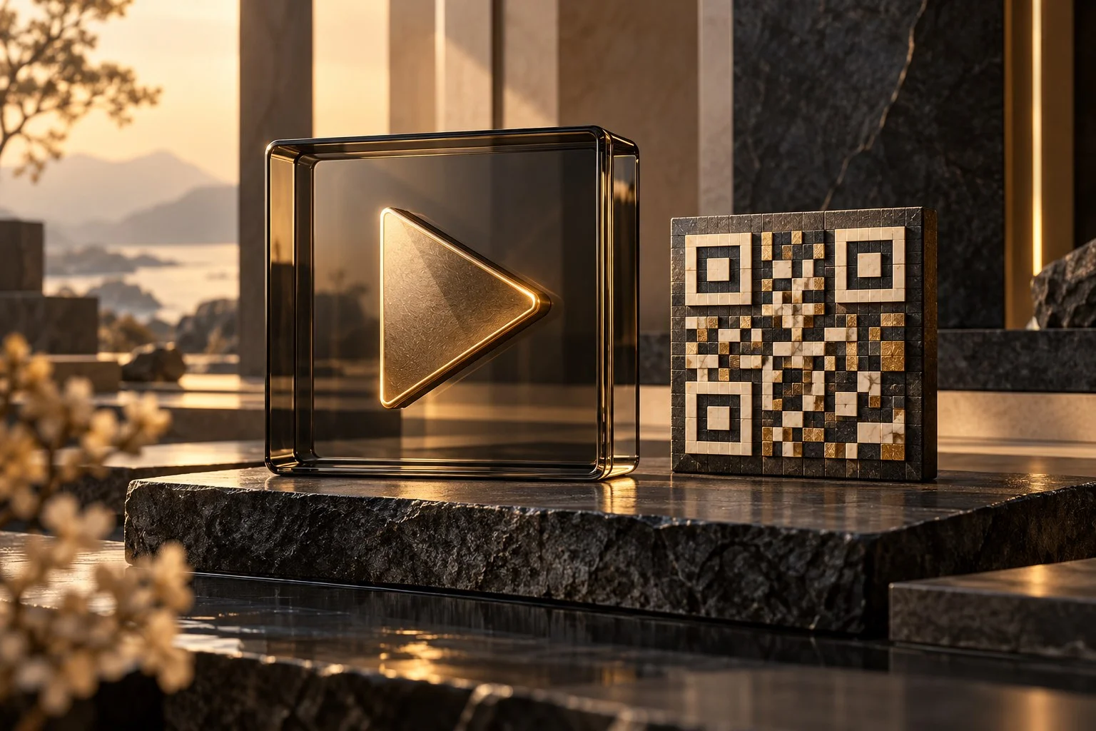 YouTube-QR-Code für konkrete Videos – redaktionelles Symbolbild